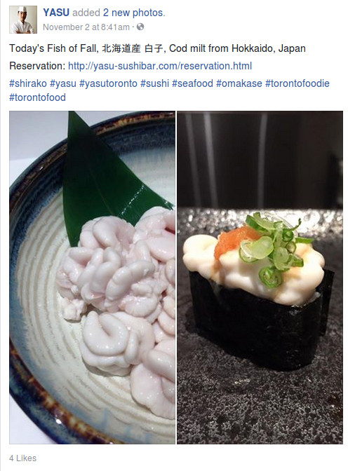Un sushi de bacalao...