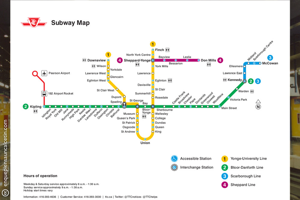Toronto no entiende el metro