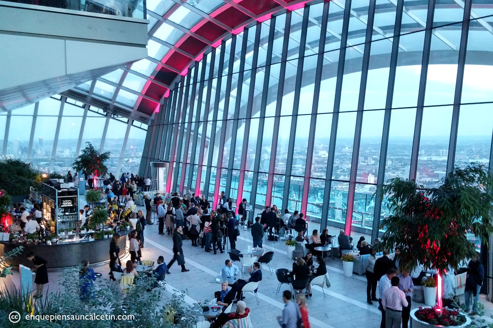 bar sky garden londres