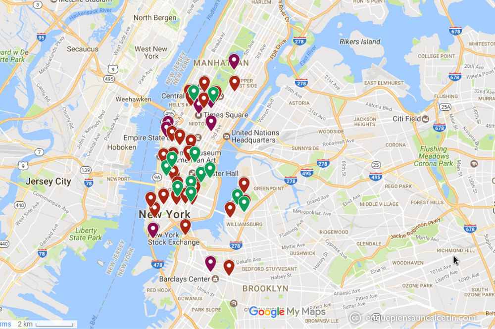 mapa nueva york